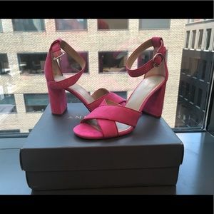 Ann Taylor Suede Block Heels